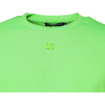 Dolce & Gabbana Green Logo Polyester Crew Neck T-shirt TSH87639-56