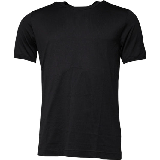 Dolce & Gabbana Blue Crown Crew Neck Short Sleeves T-shirt TSH87651-44