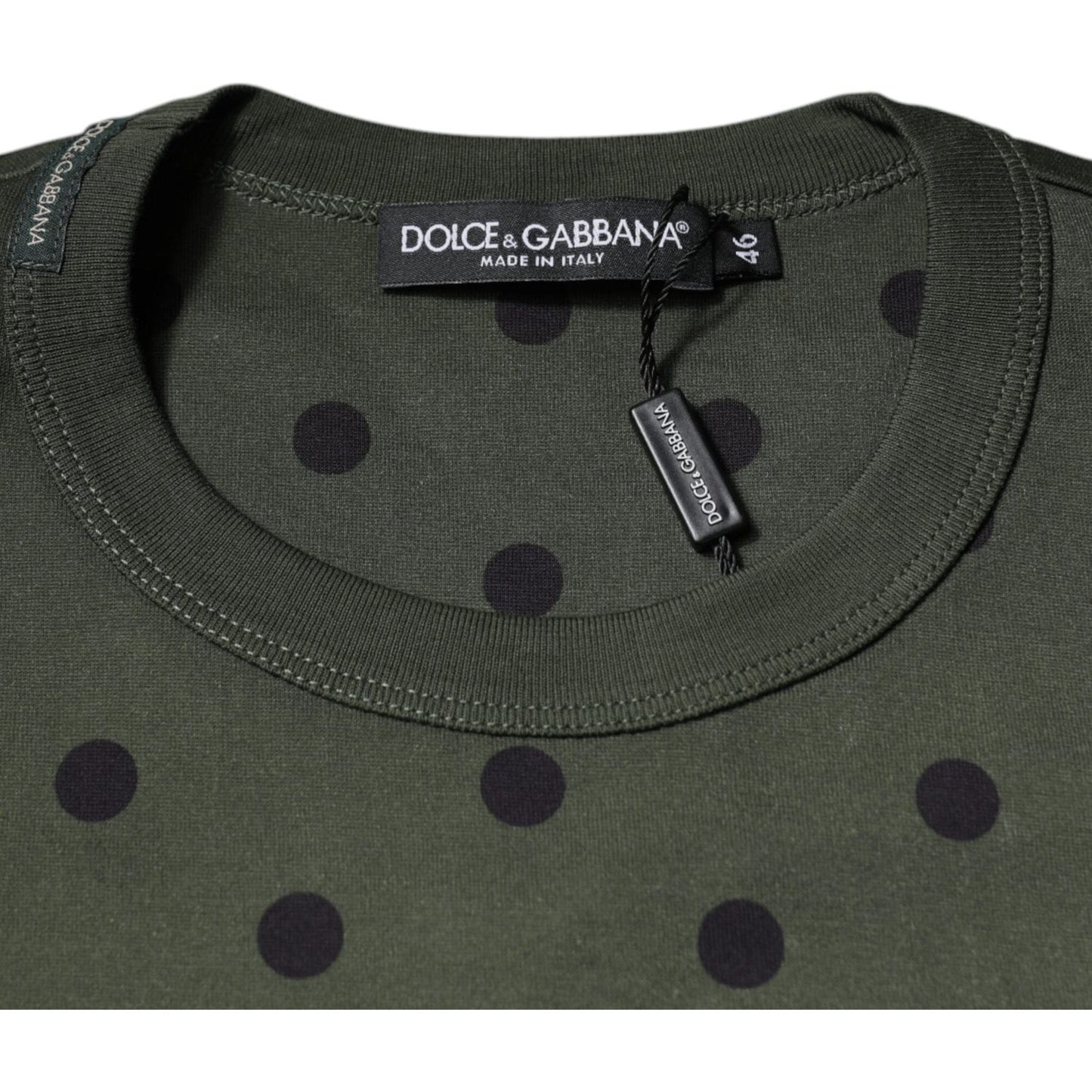 Dolce & Gabbana Gray Sicilia Cotton Crew Neck T-shirt TSH87675-46