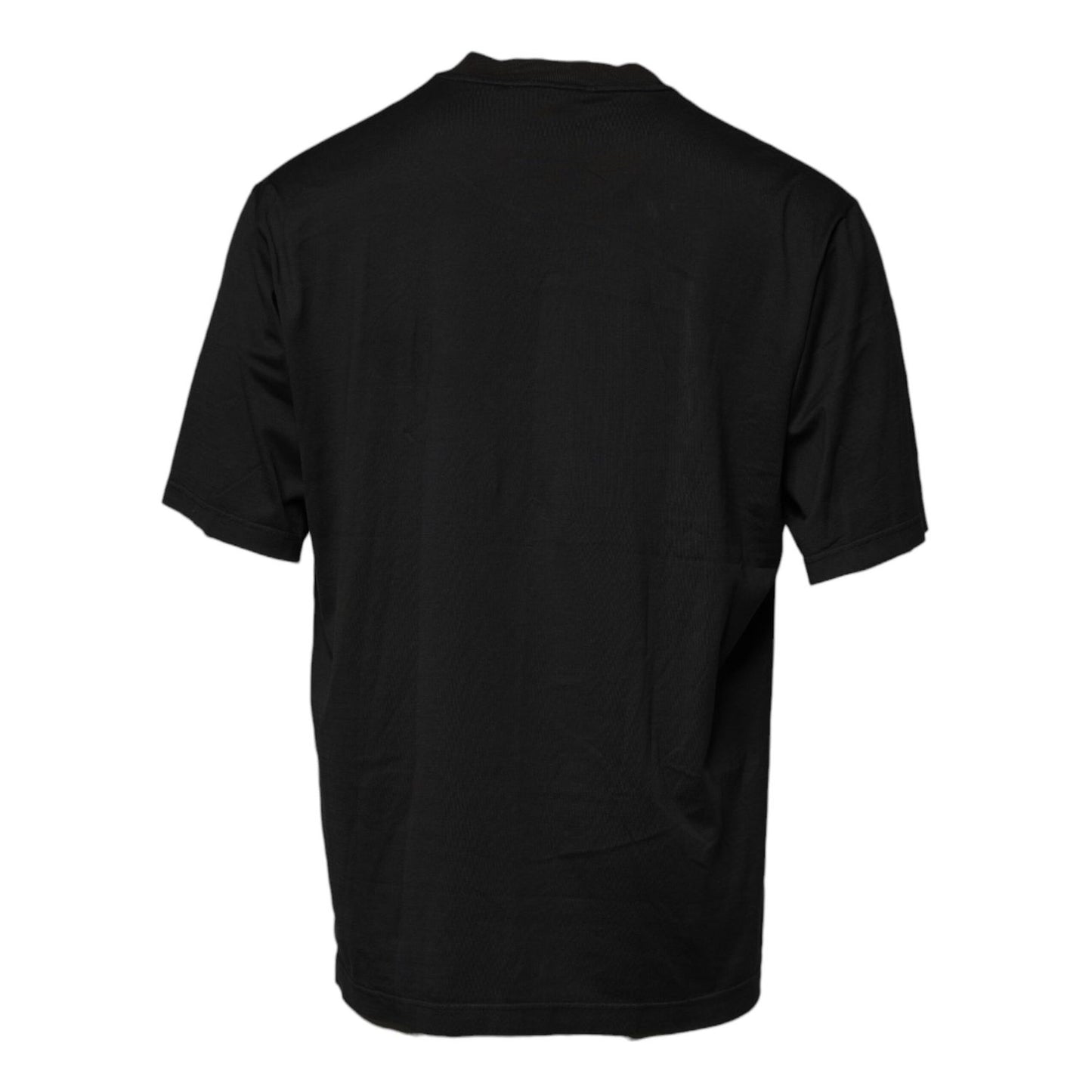 Dolce & Gabbana Black Logo Crew Neck Short Sleeves T-shirt
