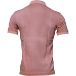 Dolce & Gabbana Pink Crown Collared Short Sleeve Polo T-shirt TSH87702-48