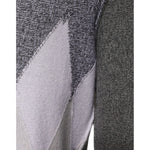 Ballantyne Gray Cashmere Argyle Intarsia Knit Crew Neck Sweater TSH87736-52