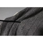 Ballantyne Gray Cashmere Argyle Intarsia Knit Crew Neck Sweater TSH87736-52