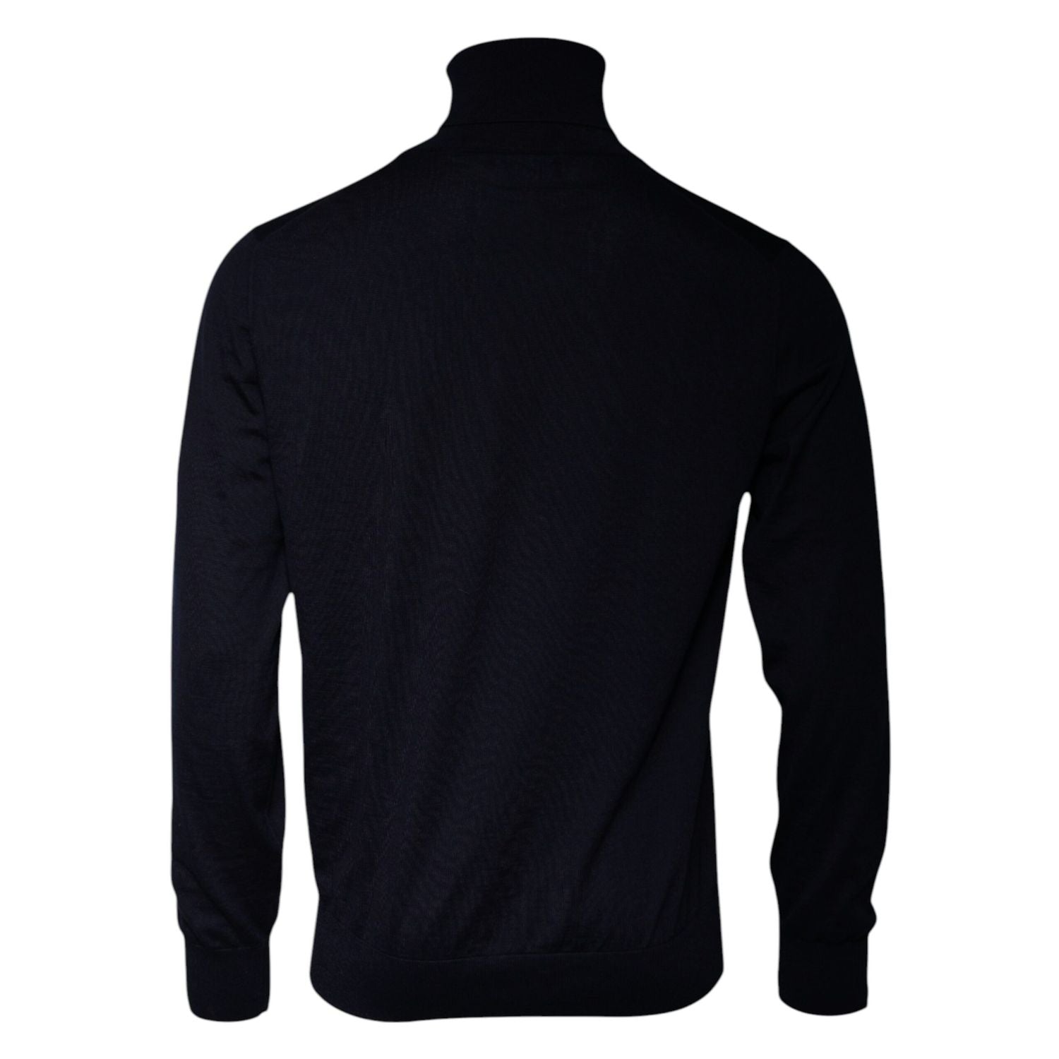 Dolce & Gabbana Blue Cashmere Turtleneck Pullover Sweater