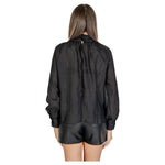 Jacqueline De Yong Black Polyester Blouse JA-14838700009-IT40|S