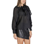 Jacqueline De Yong Black Polyester Blouse JA-14838700009-IT40|S