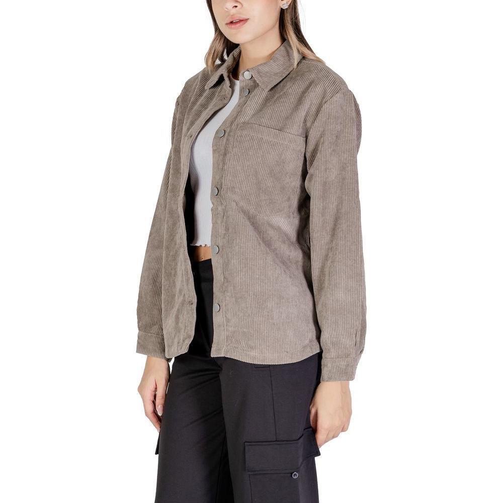 Jacqueline De Yong Beige Polyester Shirt JA-14840100309-IT42|M