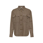 Jacqueline De Yong Beige Recycled Cotton Shirt JA-14840700309-IT42|M