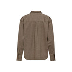 Jacqueline De Yong Beige Recycled Cotton Shirt JA-14840700309-IT42|M