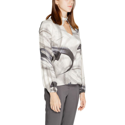 Rinascimento Gray Viscose Blouse