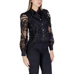 Morgan De Toi Black Polyester Shirt MO-15669100009-IT36|XXS