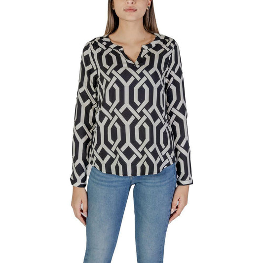Street One Black Viscose Shirt ST-15764800009-34 | XXS