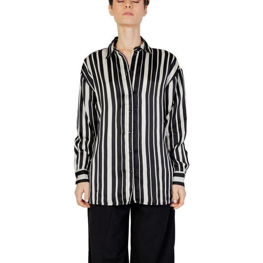 Only Black Polyester Shirt ON-13389000009-IT42|M