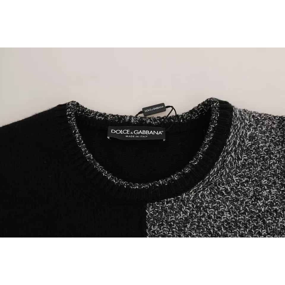 Dolce & Gabbana Multicolor KING Knight Monkey Knitted Cashmere Wool Sweater TSH1870-48