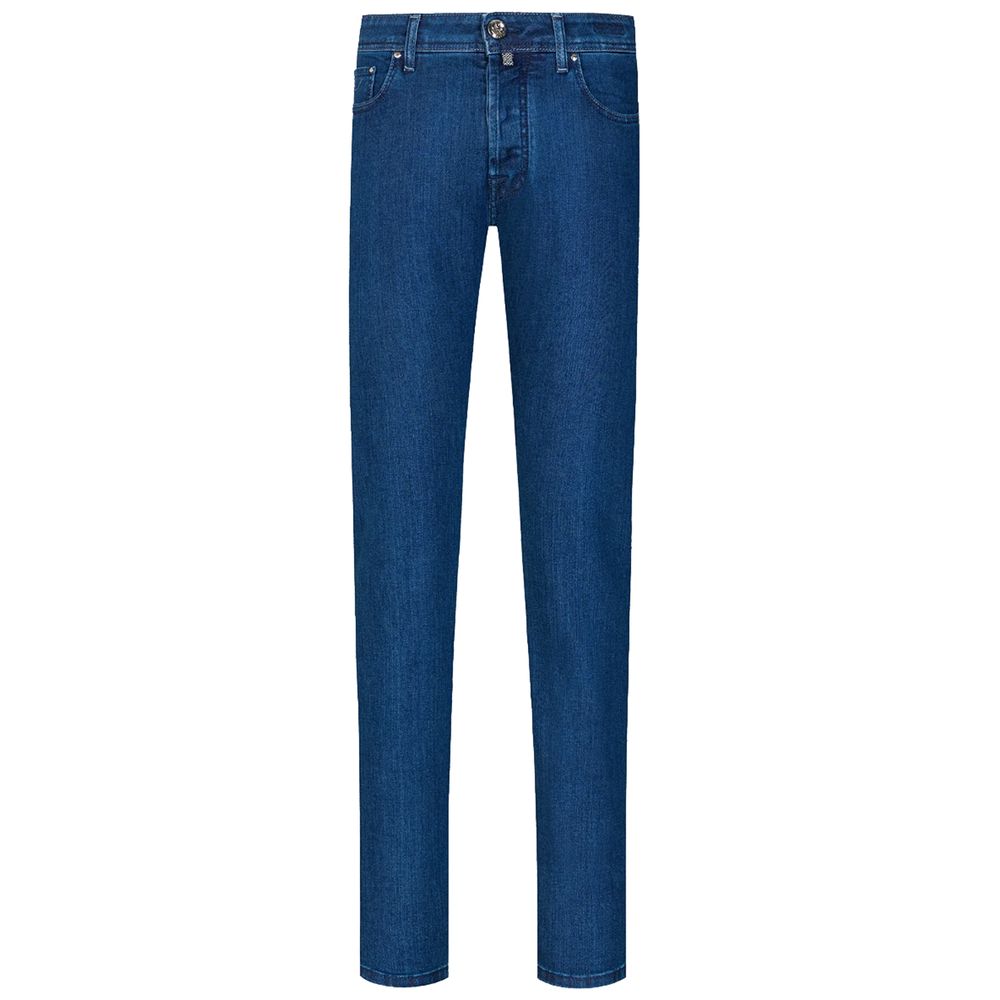 Jacob Cohen Blue Cotton Jeans Denim