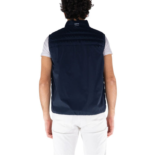 People Of Shibuya Green Polyester Men's Vest PE-14517-IT46 | S