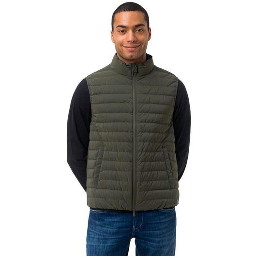 People Of Shibuya Green Polyester Vest PE-14548-IT46 | S