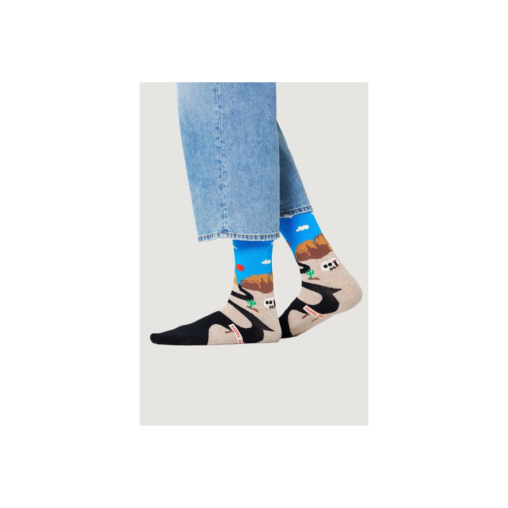 Happy Socks Blue Cotton Socks