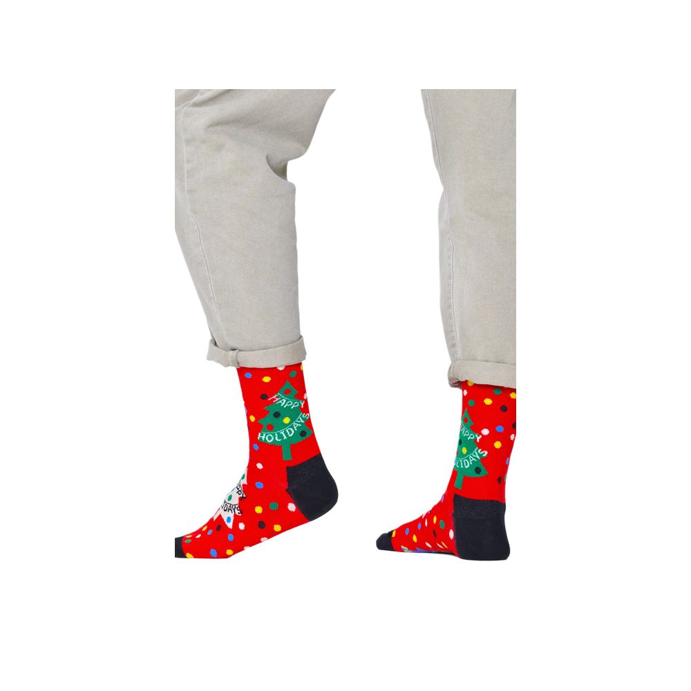 Happy Socks Red Cotton Socks