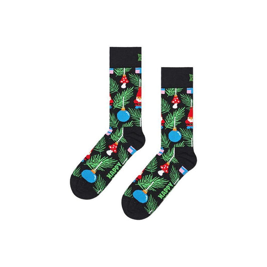 Happy Socks Black Cotton Sock HA-13141900009-36-40