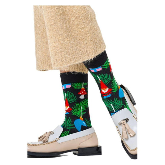 Happy Socks Black Cotton Sock HA-13141900009-36-40