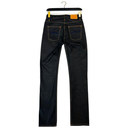 Nudie Jeans Black Cotton Men Jeans NU-24760-W28
