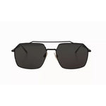 Dolce & Gabbana DG2250 Black Metal Full Rim Square Eyewear Sunglasses GLA1044