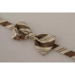 Dolce & Gabbana Multicolor Patterned Adjustable Neck Bow Tie Men KRA3687