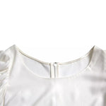 Dolce & Gabbana White Viscose Round Neck Short Sleeves Top TSH852025-48