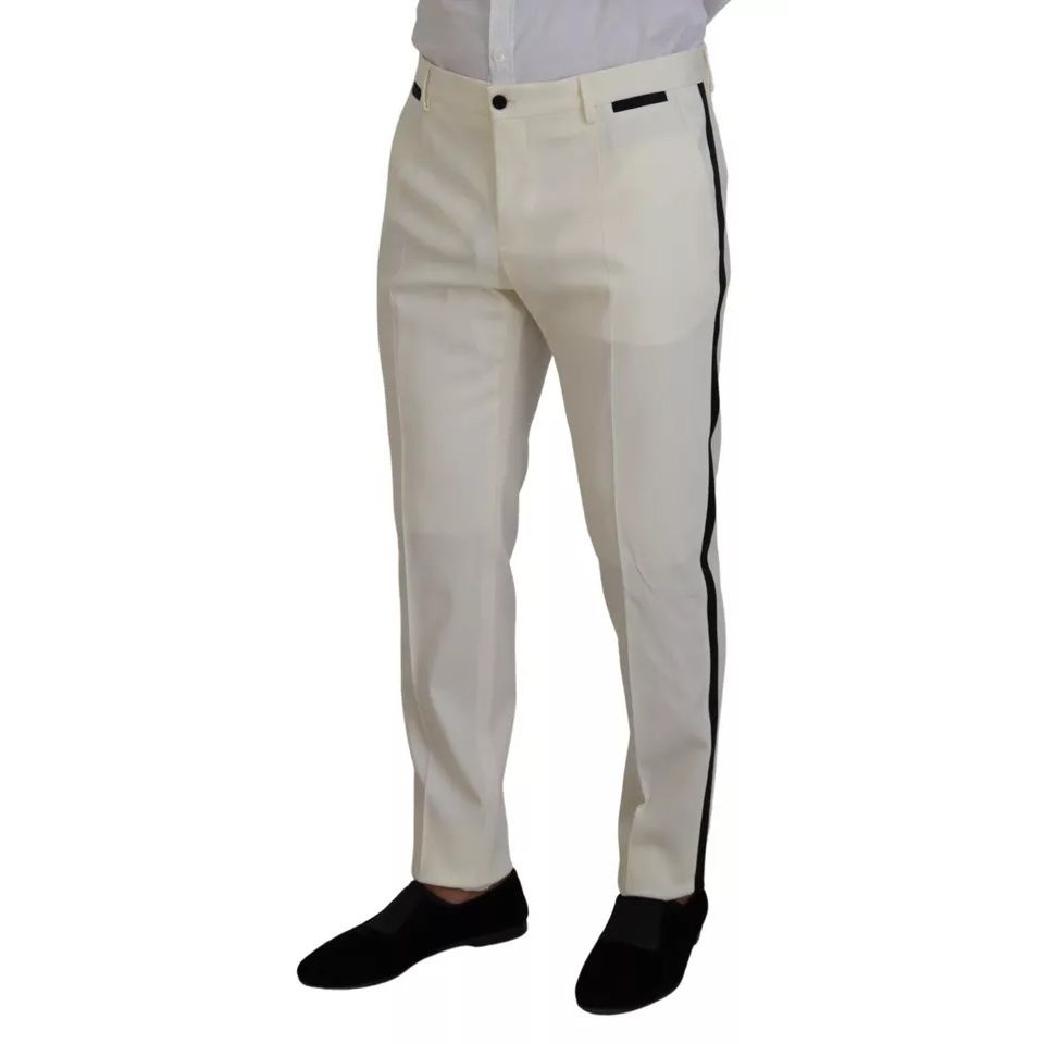 Dolce & Gabbana White Double Breasted 2 Piece SICILIA Suit