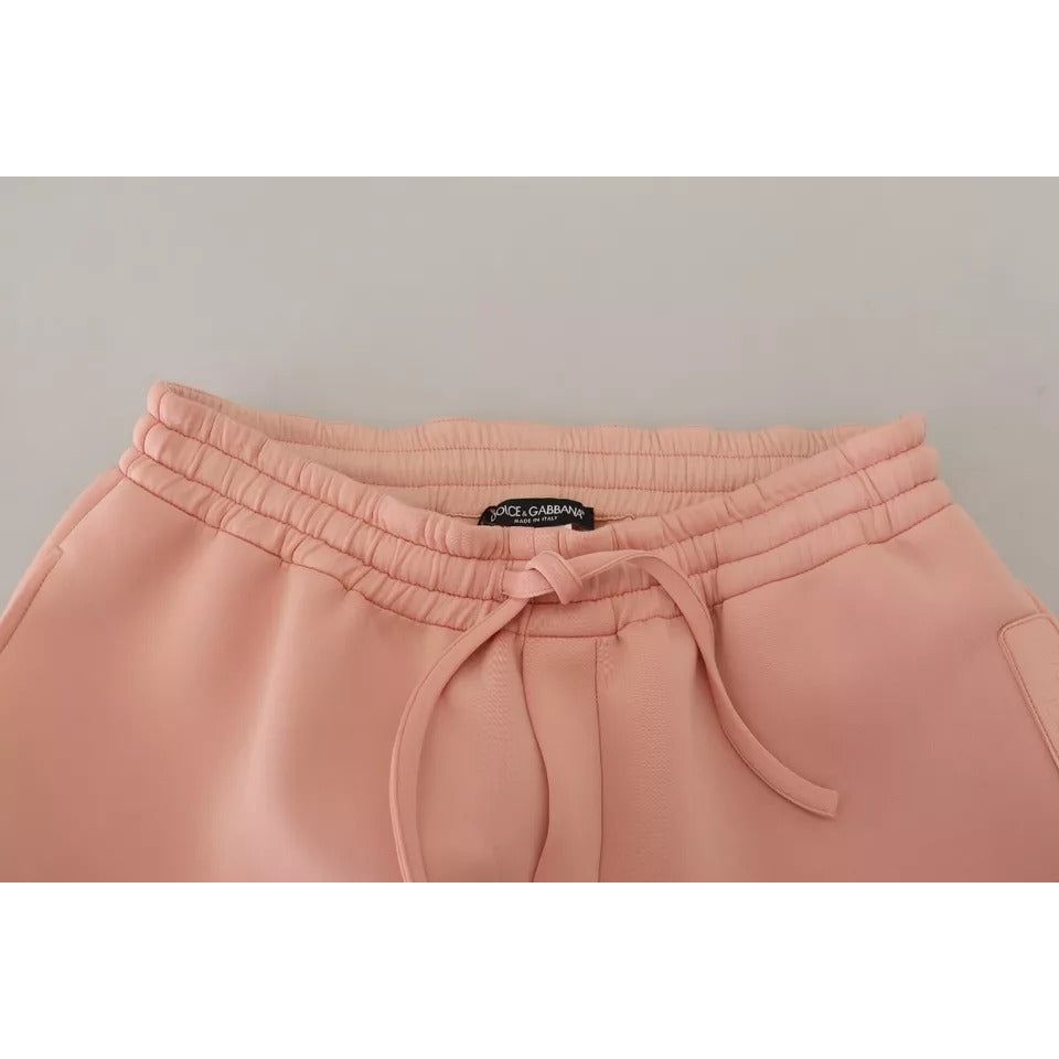 Dolce & Gabbana Pink Polyester Sweatpants Jogger Pants PAN74786-48