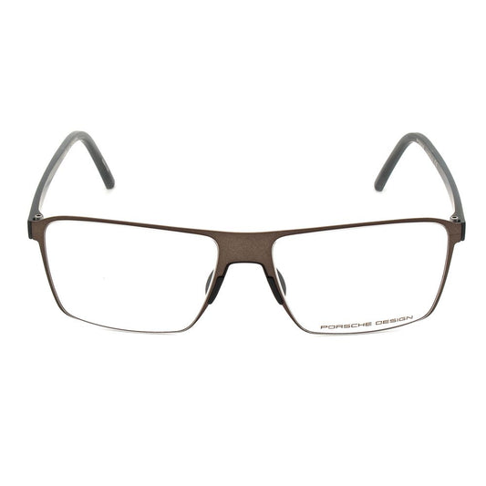 Porsche Brown Metal Frames, model P8309-A, mens glasses, metal material, 56/16/145 mm, brown color, made in Italy.