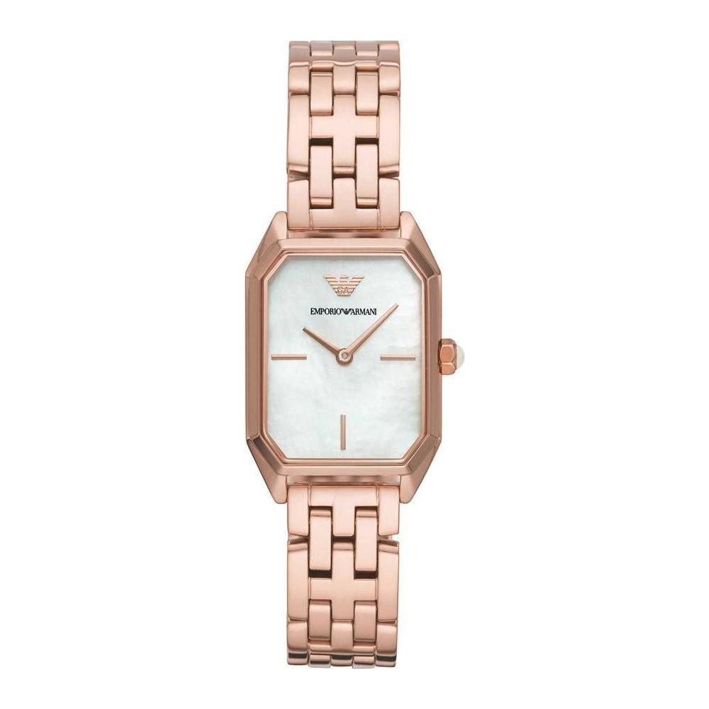 Armani Rose Gold Stainless Steel Watch ARAR11147AC