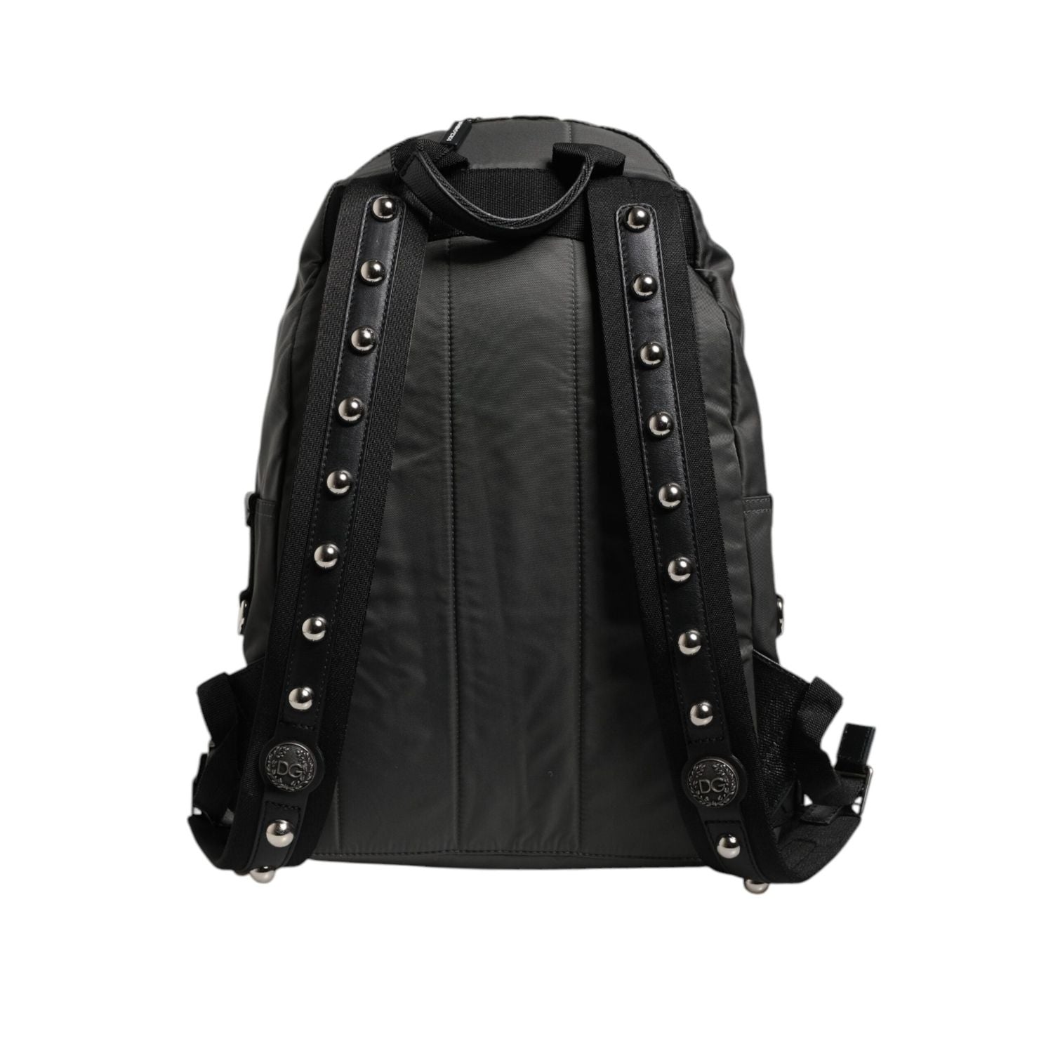 Front view with bag zipped and handles upright.