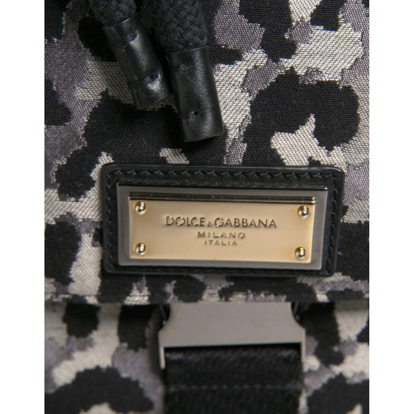 Dolce & Gabbana Multicolor Leopard Jacquard Hobo Crossbody Borse Bag BAG1648