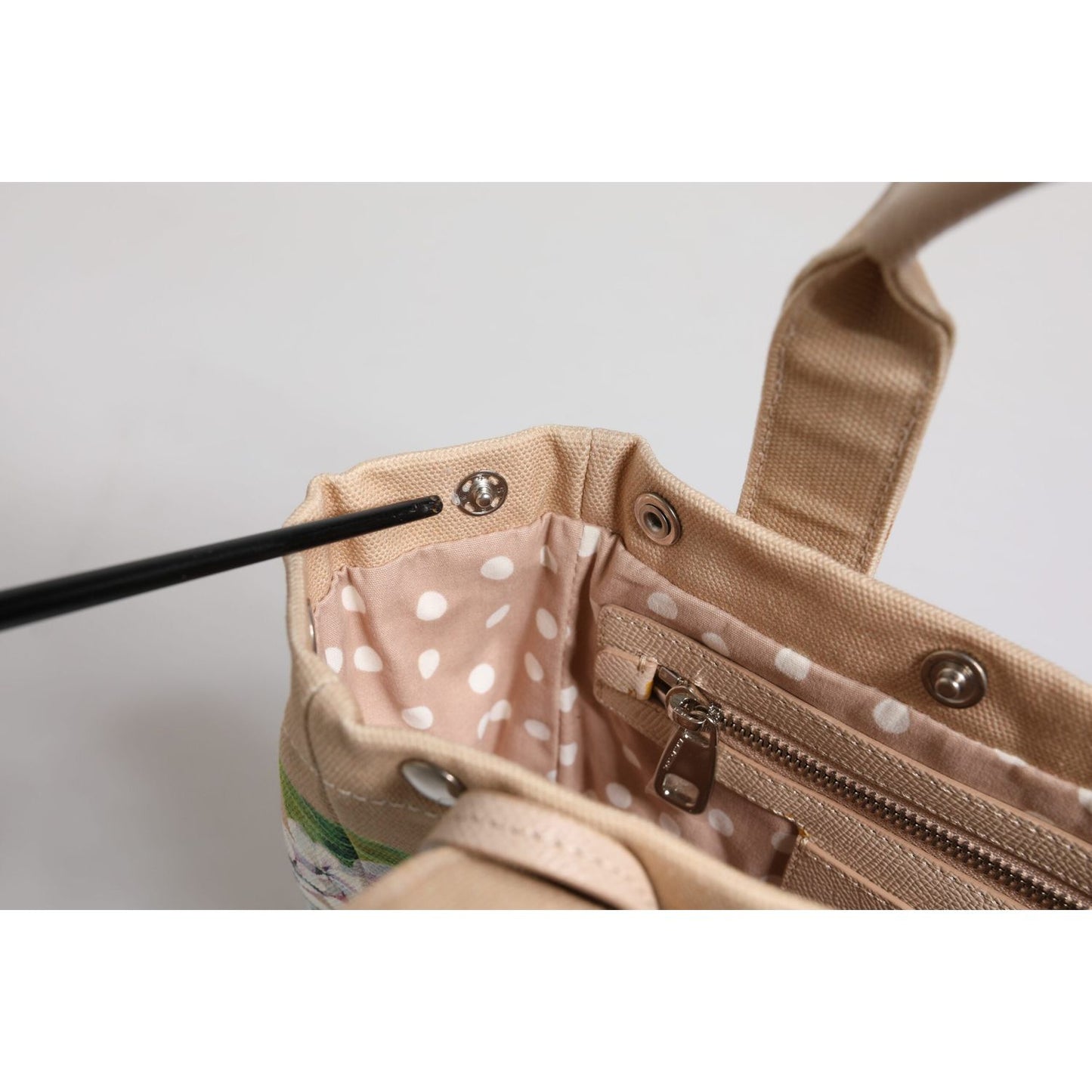 Dolce & Gabbana Multicolor Floral Canvas TANIA Top Handle Tote Borse Bag BAG1646