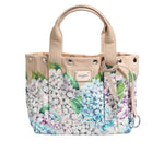 Dolce & Gabbana Multicolor Floral Canvas TANIA Top Handle Tote Bag BAG1660