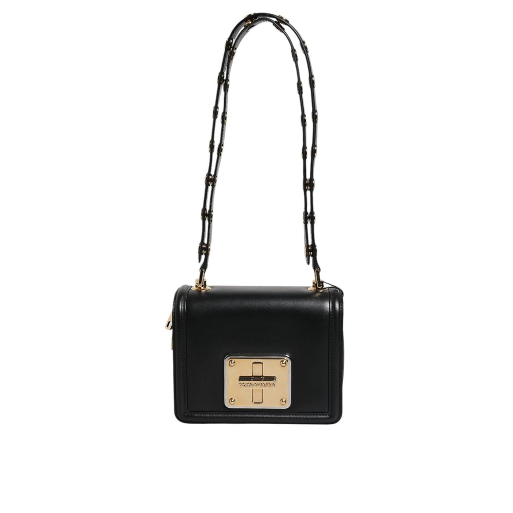 Dolce & Gabbana Black Joy Therapy Lola Studded Leather Crossbody Bag