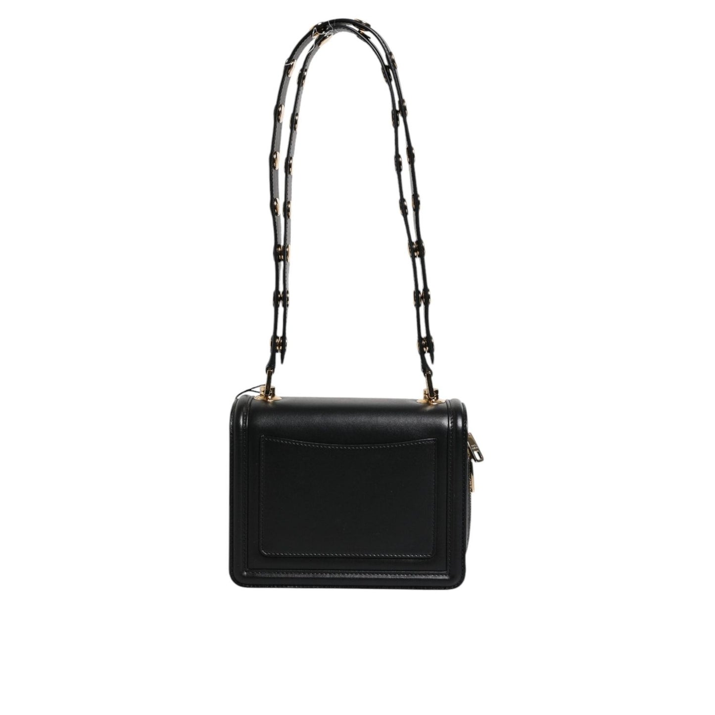 Dolce & Gabbana Black Joy Therapy Lola Studded Leather Crossbody Bag