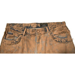 Dolce & Gabbana Brown Tattered Cotton Skinny Denim Jeans PAN75766-52