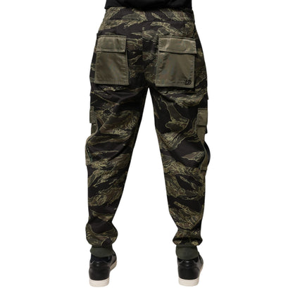 Dolce & Gabbana Green Cotton Jogger Cargo Pants