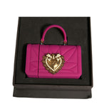 Dolce & Gabbana Pink Silicone Devotion Heart Cover Hand Bag Airpod Case SMY10600