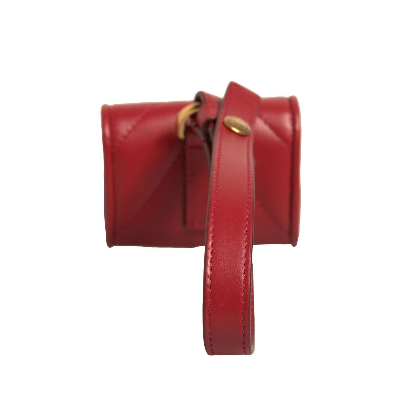 Dolce & Gabbana Black Leather Devotion Heart Strap Airpod Case SMY10564