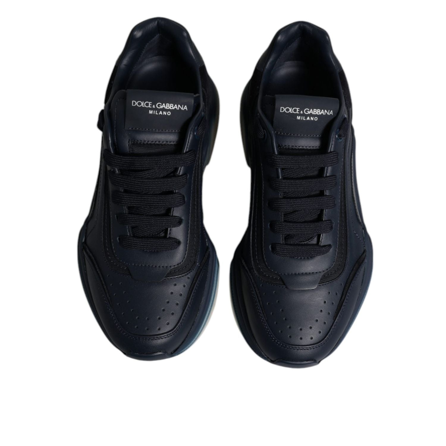 Dolce & Gabbana Navy Blue Daymaster Low Top Men Sneakers Shoes