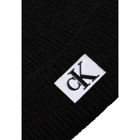 Calvin Klein Jeans Black Marabou Caps Baseball Hat CA-16491100009-UNI