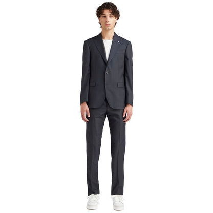 AT.P.CO Gray Polyester Men Suit