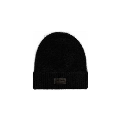 Calvin Klein Black Alpaca Leather Caps Baseball Hat