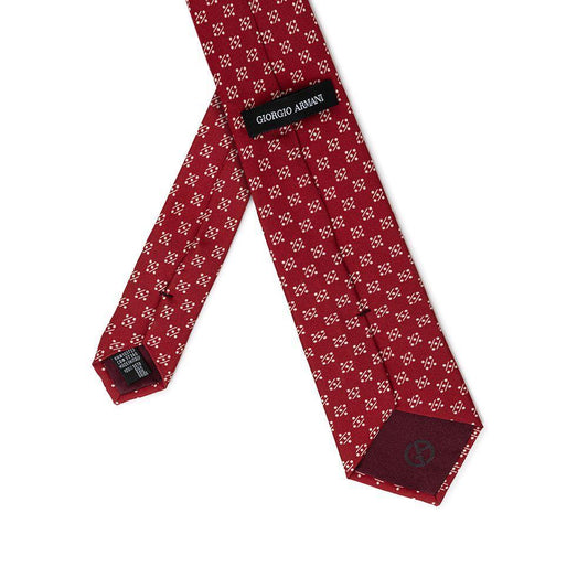 Giorgio Armani Red Silk Ties & Bowty GIAR-7859665-ONE SIZE