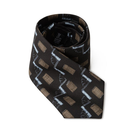 Giorgio Armani Black Silk Ties & Bowty GIAR-7885676-ONE SIZE