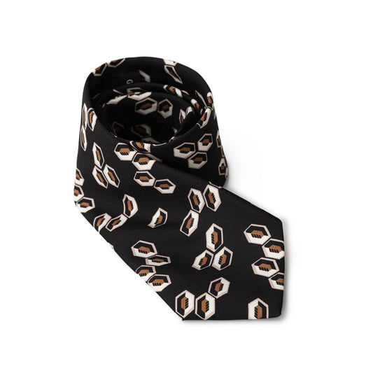 Giorgio Armani Black Silk Ties & Bowty GIAR-7957676-ONE SIZE